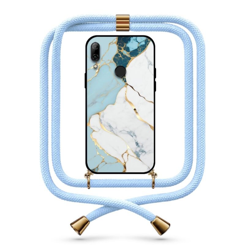 Marble texture θήκη με κορδόνι & σχέδιο 9747 για Honor 10 Lite