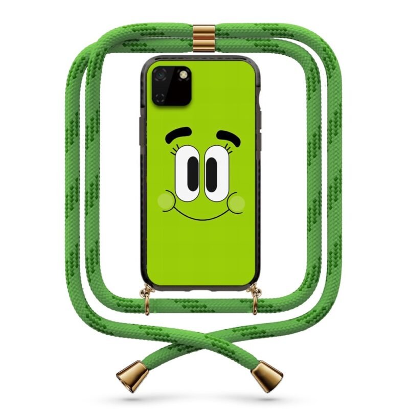 Happy face θήκη με κορδόνι & σχέδιο 9874 για Huawei Y5P 2020