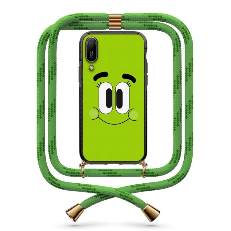 Happy face θήκη με κορδόνι & σχέδιο 9874 για Huawei Y6 2019
