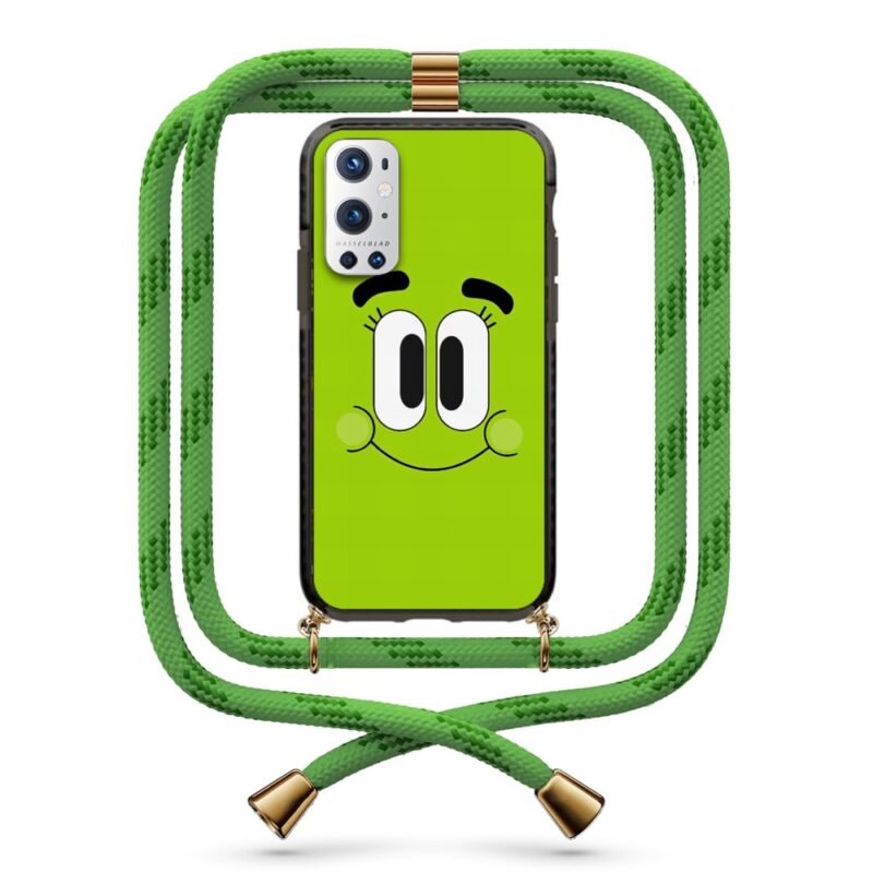 Happy face θήκη με κορδόνι & σχέδιο 9874 για Oneplus 9
