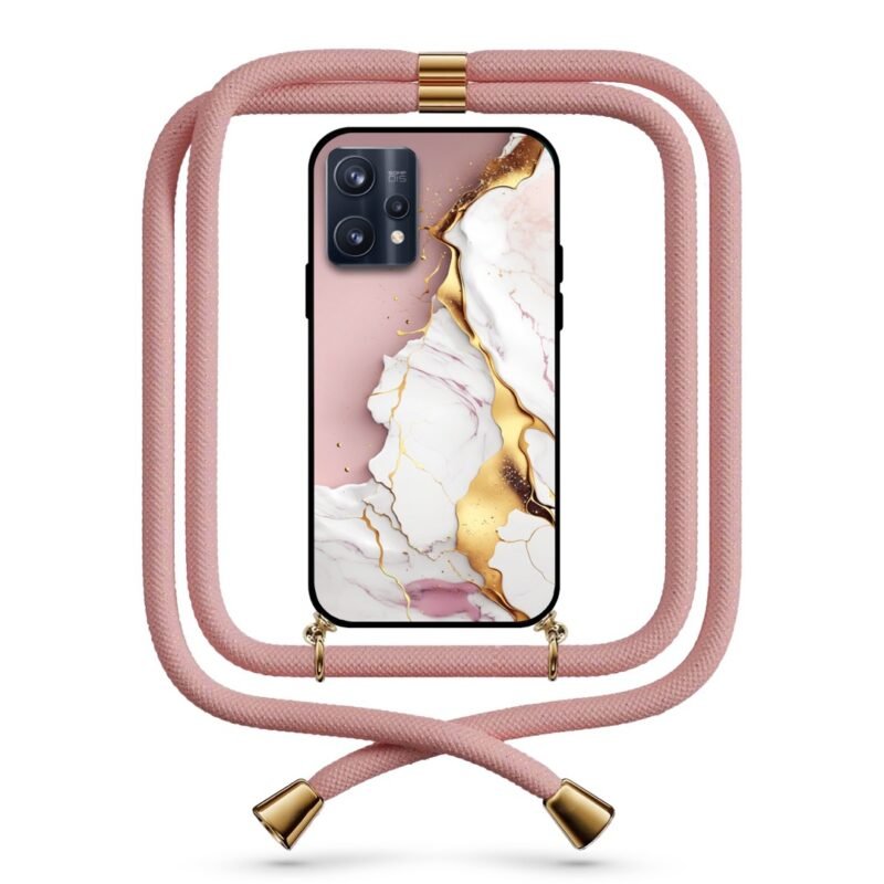Liquid marble θήκη με κορδόνι & σχέδιο 9748 για Realme 9 Pro Plus