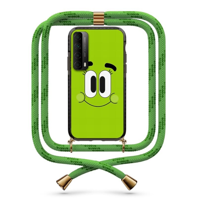 Happy face θήκη με κορδόνι & σχέδιο 9874 για Huawei P Smart 2021