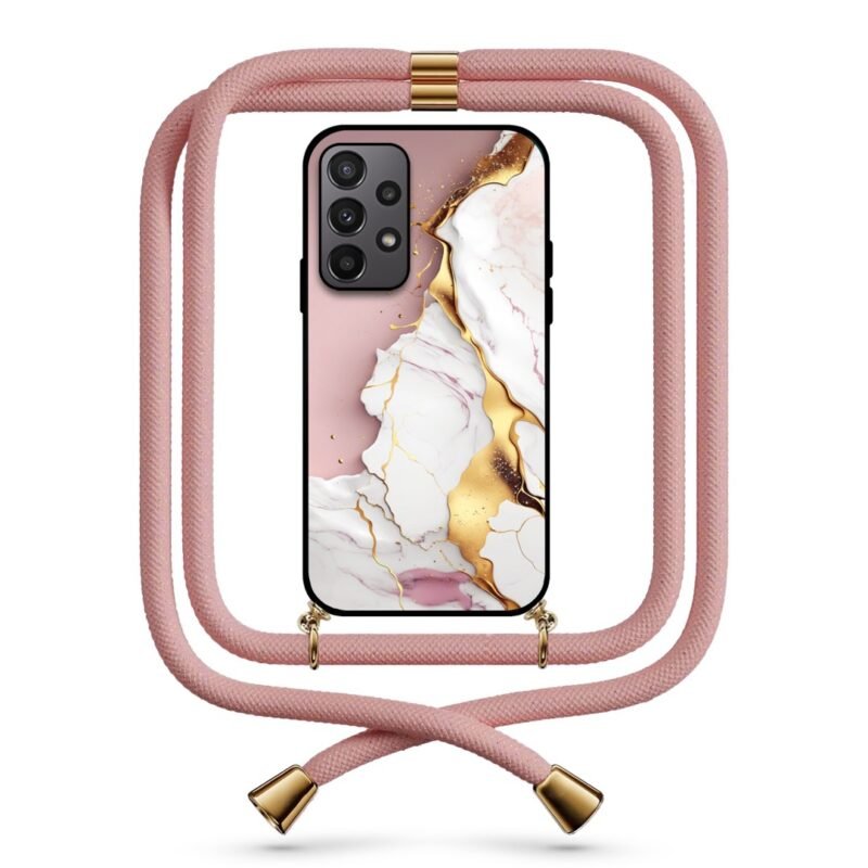 Liquid marble θήκη με κορδόνι & σχέδιο 9748 για Galaxy A23