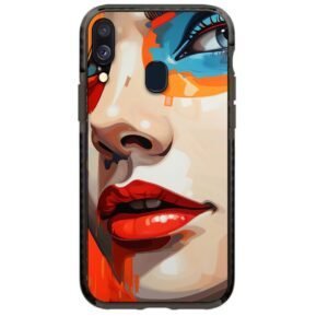 Colorful face girl θήκη κινητού 91740 γιά Galaxy A40