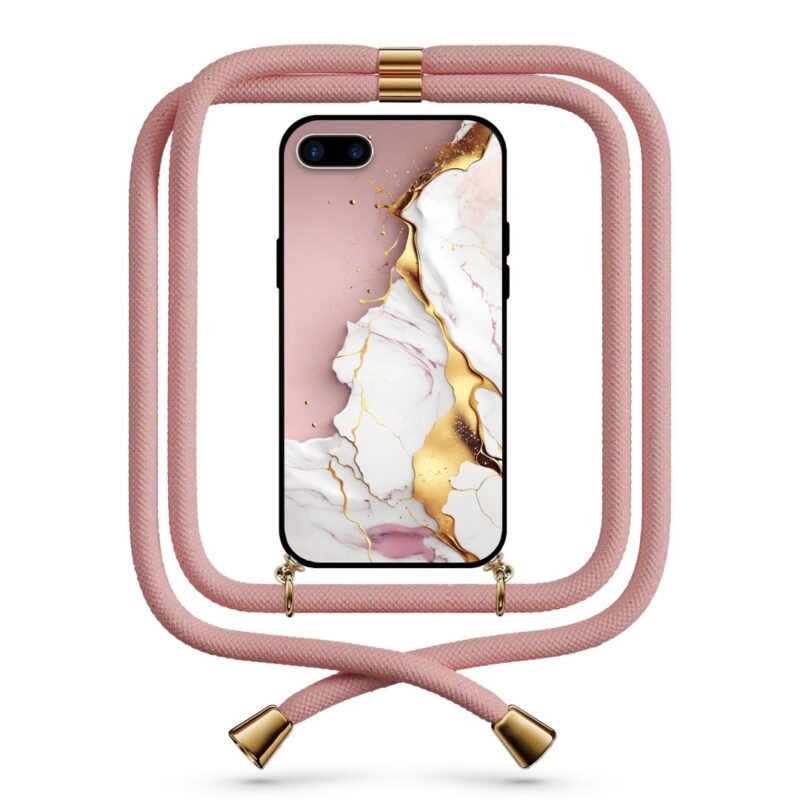Liquid marble θήκη κινητού με κορδόνι 9748 γιά iPhone 7 Plus /8 Plus
