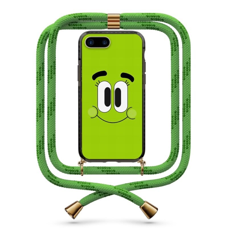 Happy face θήκη κινητού με κορδόνι 9874 γιά iPhone 7 Plus /8 Plus