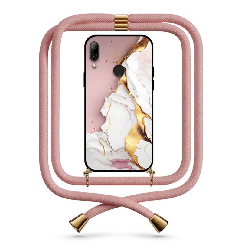 Liquid marble θήκη με κορδόνι & σχέδιο 9748 για Honor 10 Lite