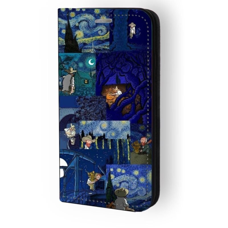 Θήκη book με σχέδιο Van Gogh mix 91384 για iPhone 14 Pro