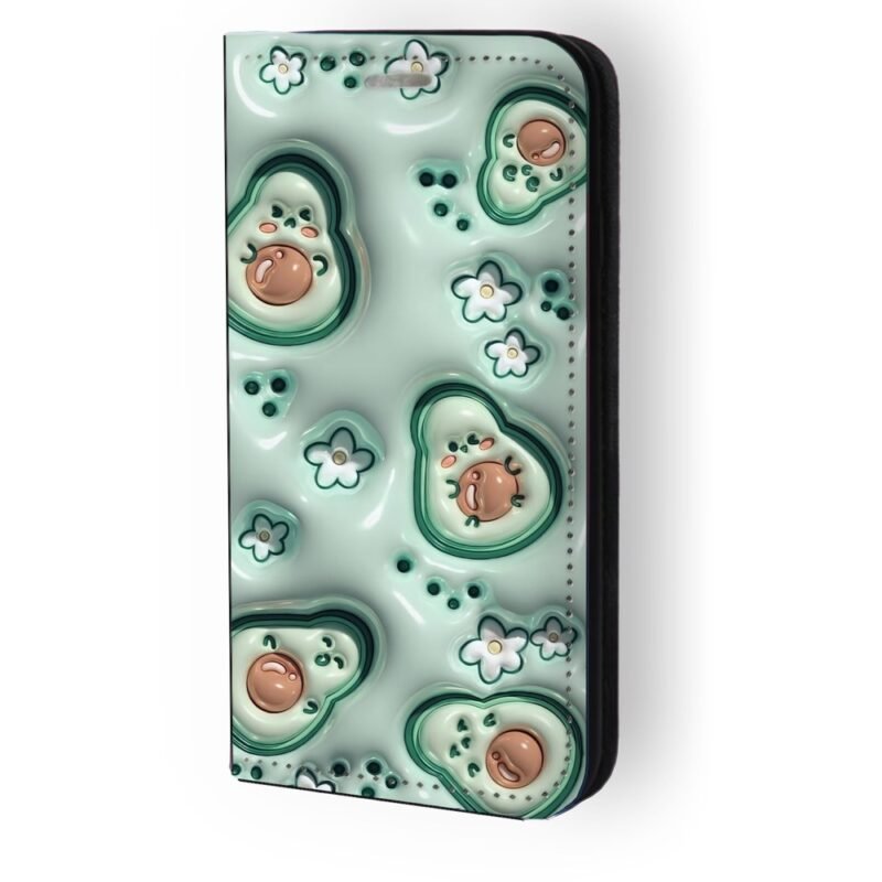 Θήκη book με σχέδιο avocado pattern 91558 για iPhone 14 Pro