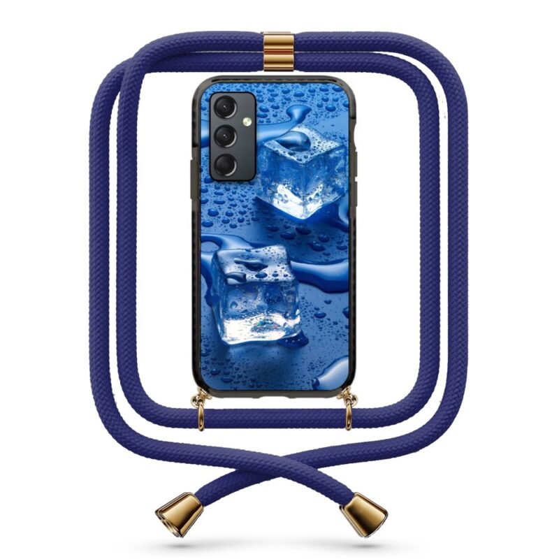 Ice cubes θήκη με κορδόνι & σχέδιο 9839 για Galaxy A35