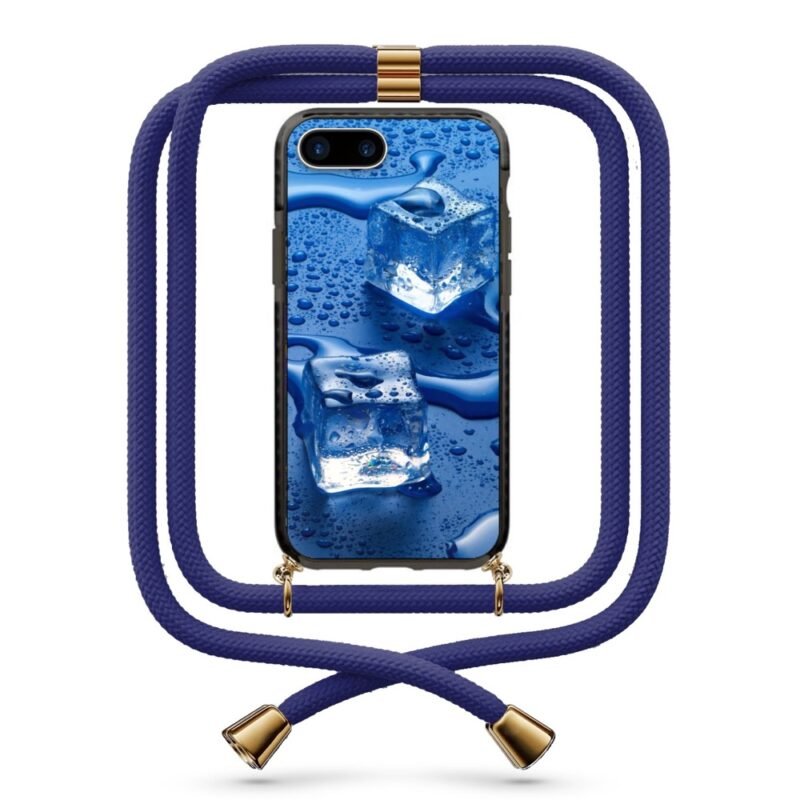 Ice cubes θήκη κινητού με κορδόνι 9839 γιά iPhone 7 Plus /8 Plus