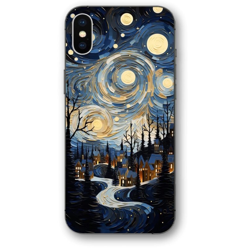 Night art θήκη κινητού 91187 γιά iPhone Xs Max