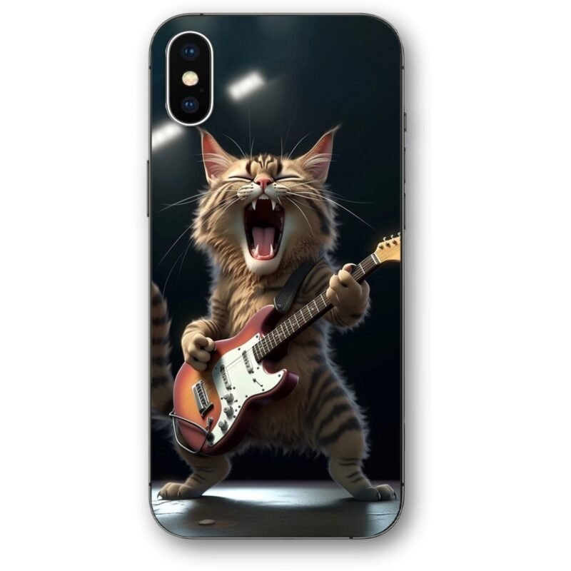 Guitar cat θήκη κινητού 91195 γιά iPhone Xs Max