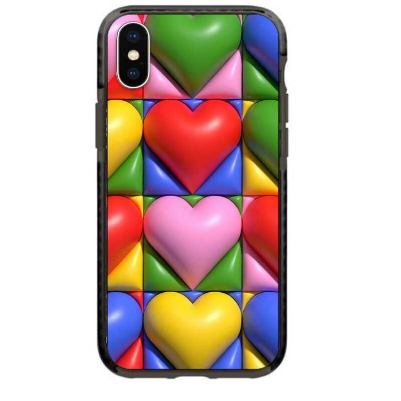 Heart pattern θήκη κινητού 91968 γιά iPhone Xs Max