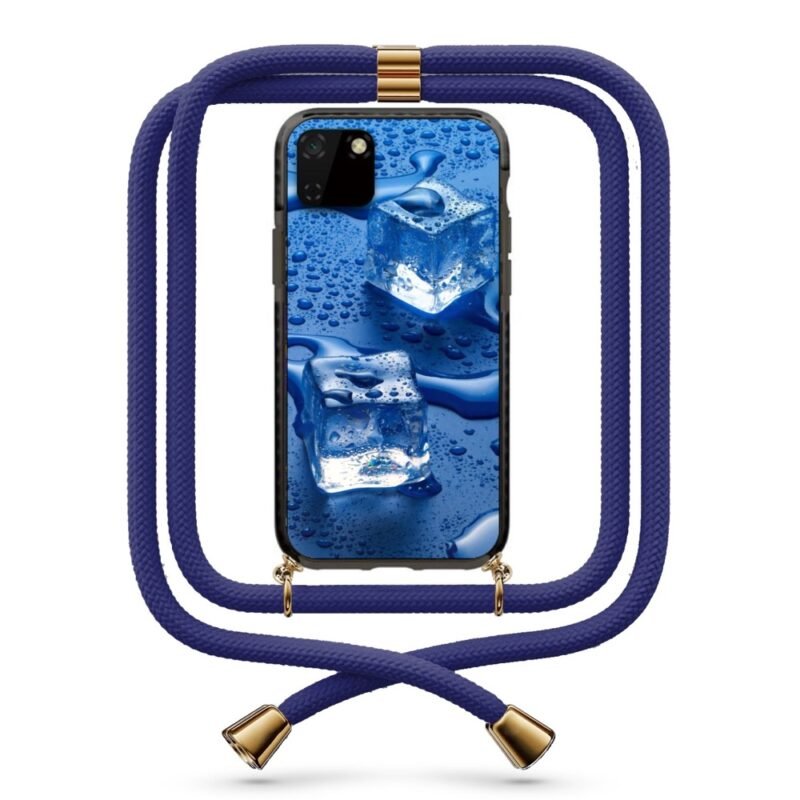 Ice cubes θήκη με κορδόνι & σχέδιο 9839 για Huawei Y5P 2020