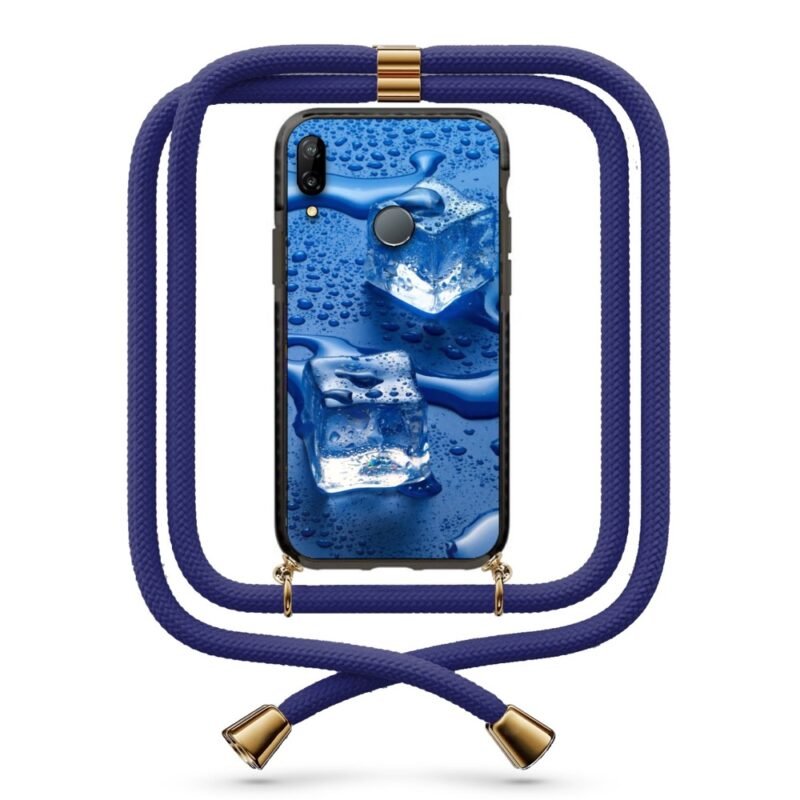 Ice cubes θήκη με κορδόνι & σχέδιο 9839 για Huawei P20 Lite