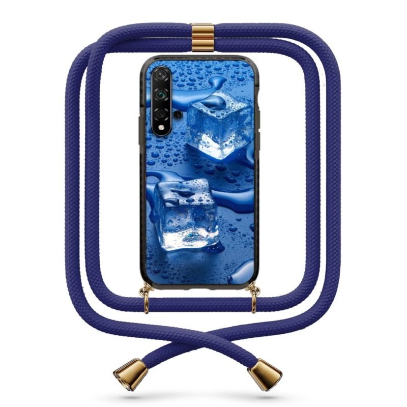 Ice cubes θήκη με κορδόνι & σχέδιο 9839 για Huawei Nova 5T