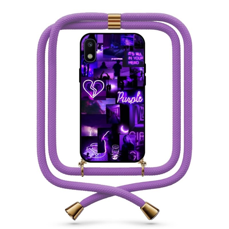 Neon quotes θήκη με κορδόνι & σχέδιο 9713 για Galaxy A10