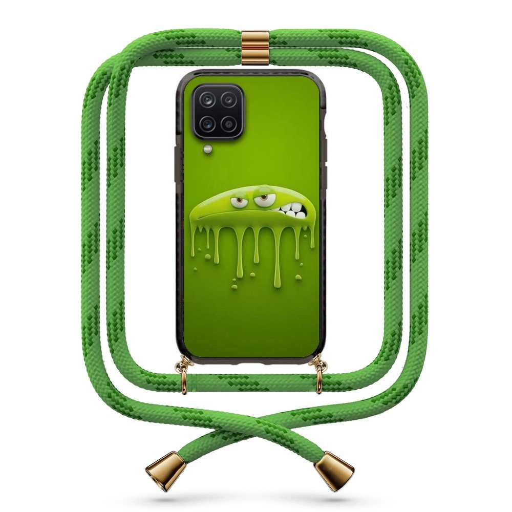 Melting face θήκη με κορδόνι & σχέδιο 9875 για Galaxy A12