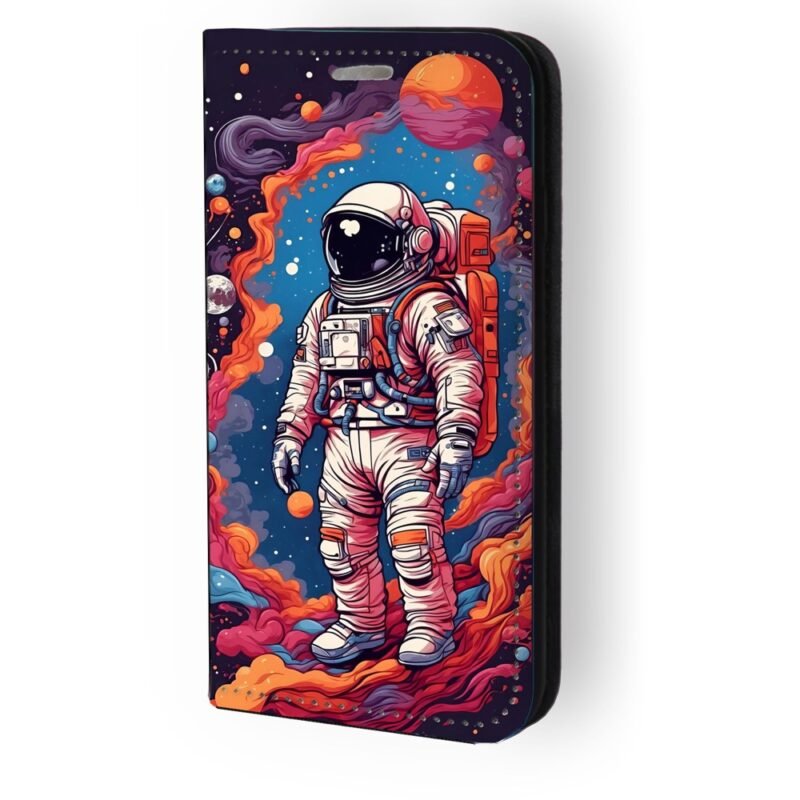 Θήκη book με σχέδιο astronaut 91572 για iPhone 14 Pro