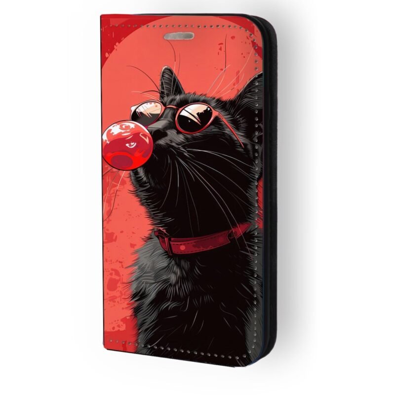 Θήκη book με σχέδιο bublegum cat 91576 για iPhone 11 Pro Max