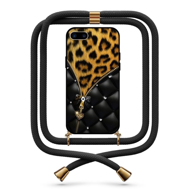Elegant animal print θήκη κινητού με κορδόνι 9751 γιά iPhone 7 Plus /8 Plus