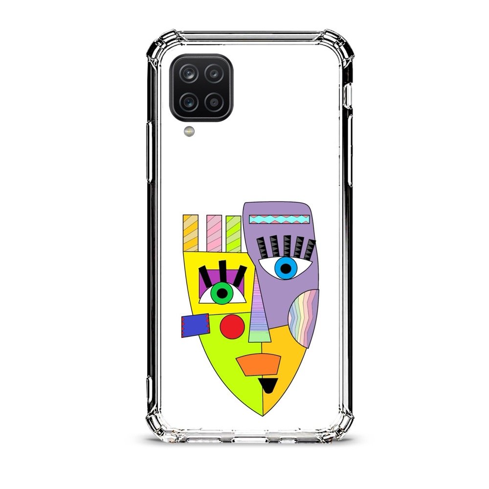 Shape face θήκη διάφανη & σχέδιο  d1027 γιά Galaxy A12
