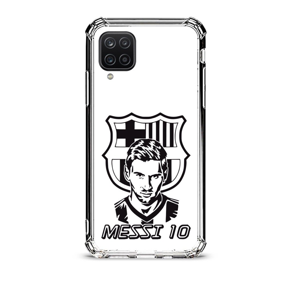 Messi Barcelona θήκη διάφανη & σχέδιο  d1043 γιά Galaxy A12