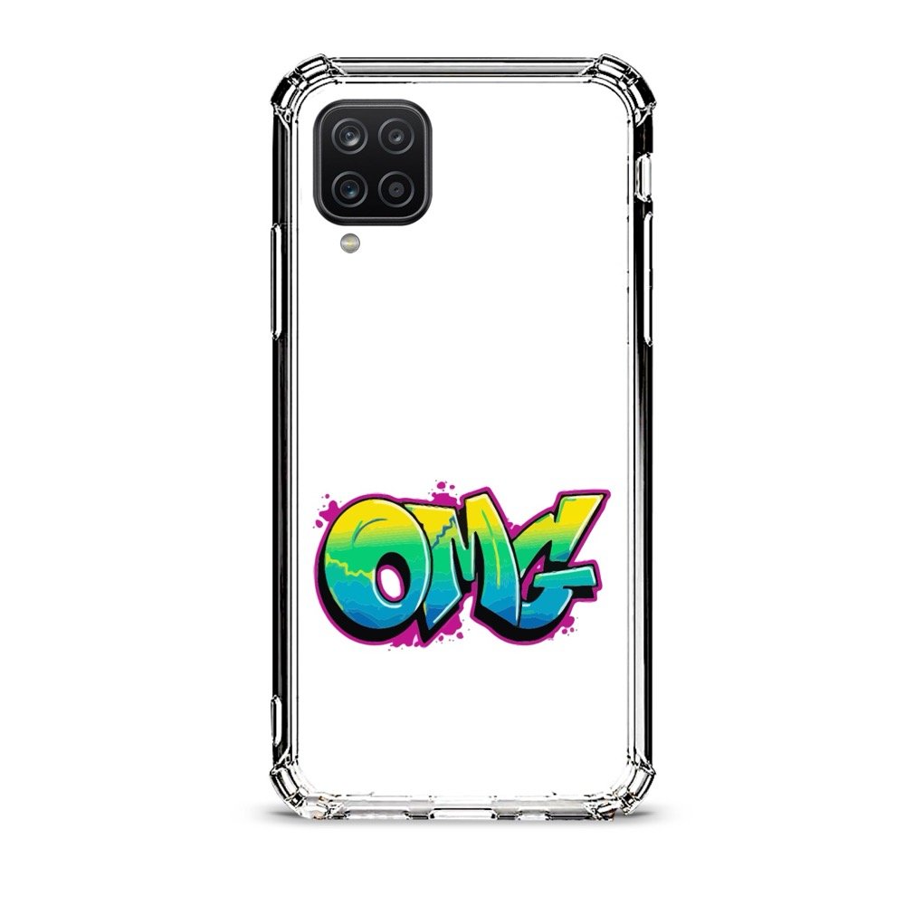 OMG θήκη διάφανη & σχέδιο  d1053 γιά Galaxy A12