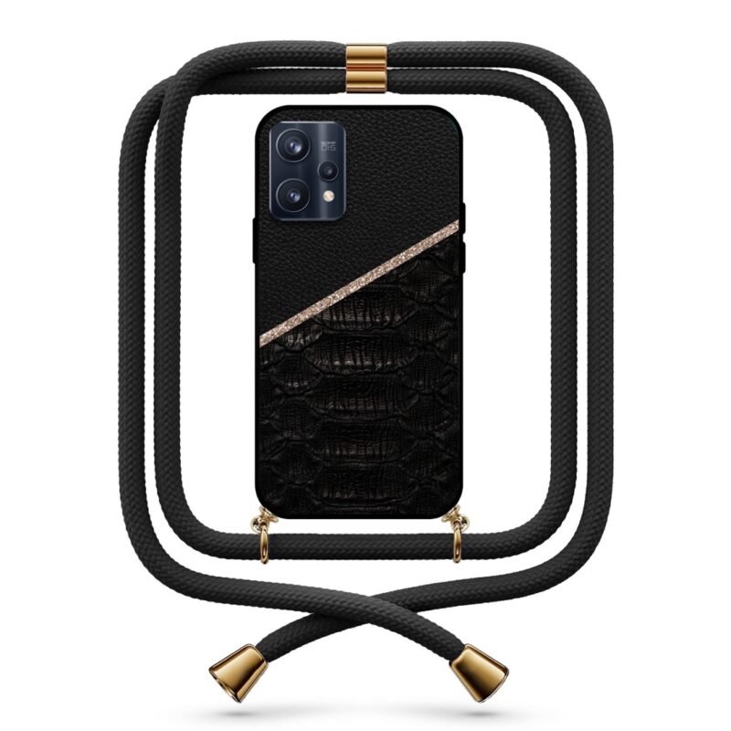 Leather snake print θήκη με κορδόνι & σχέδιο 9752 για Realme 9 Pro Plus
