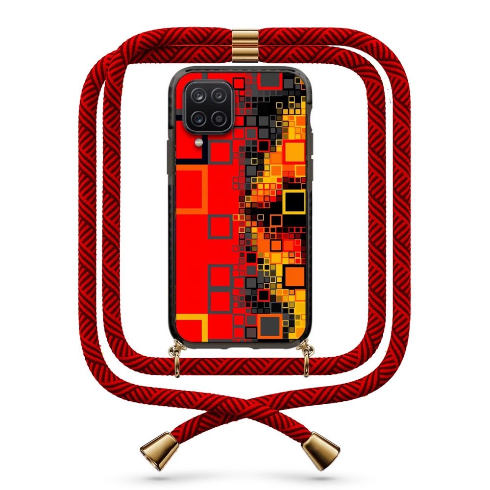 Shapes θήκη με κορδόνι & σχέδιο 9878 για Galaxy A12