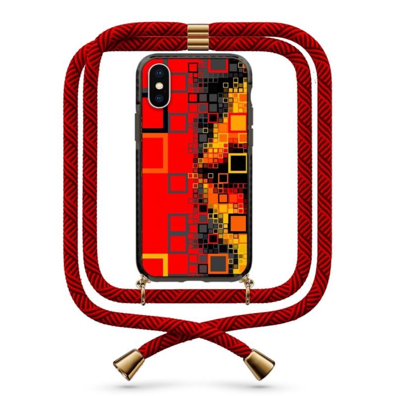Shapes θήκη κινητού με κορδόνι 9878 γιά iPhone X/XS