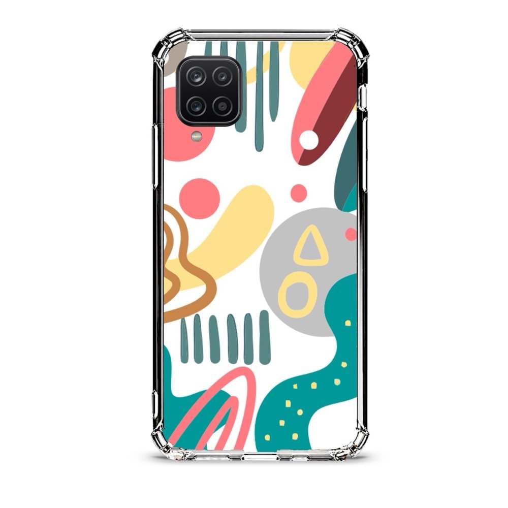 Shapes θήκη διάφανη & σχέδιο  d1083 γιά Galaxy A12