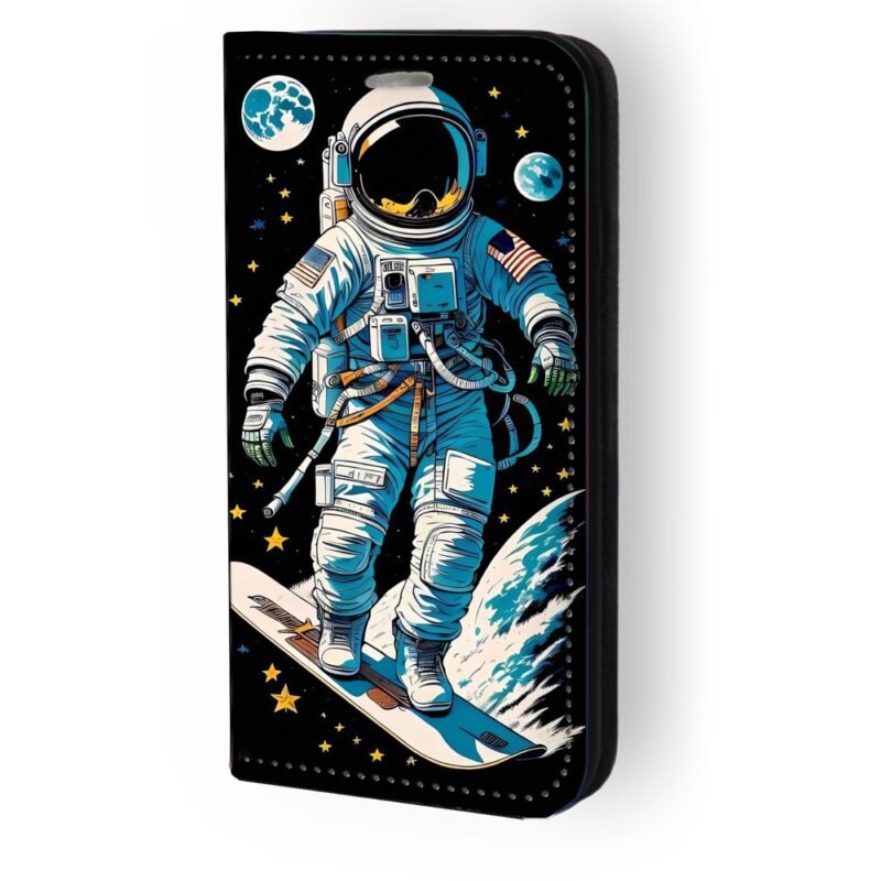 Θήκη book με σχέδιο astronaut surfing 91618 για iPhone 11 Pro Max