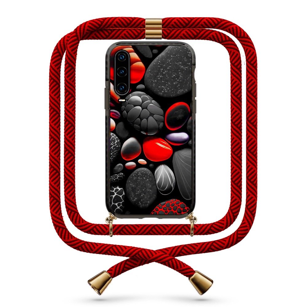 Stones θήκη με κορδόνι & σχέδιο 9881 για Huawei P30