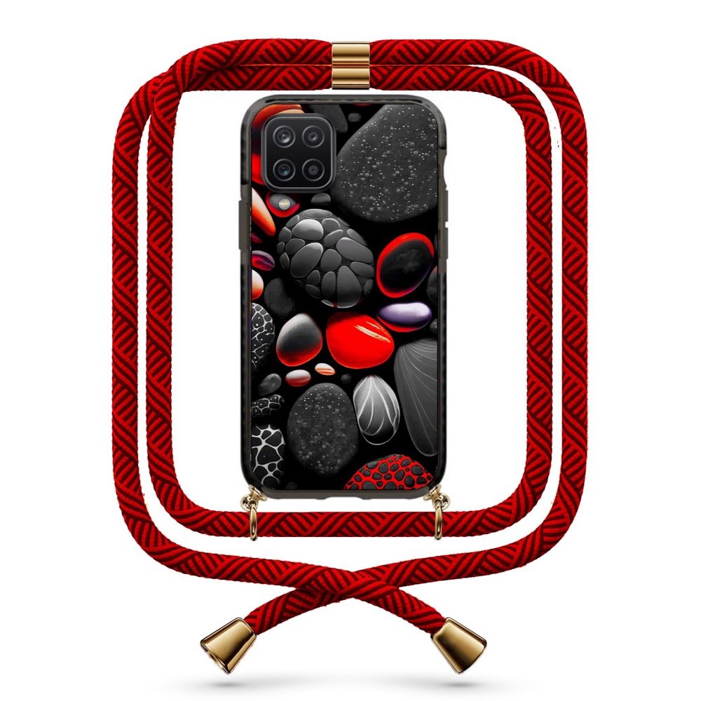 Stones θήκη με κορδόνι & σχέδιο 9881 για Galaxy A12