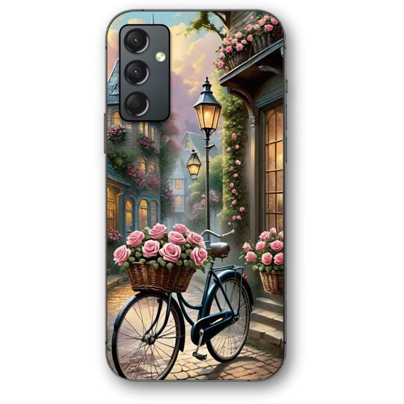 Flower bicycle θήκη κινητού 91345 για Galaxy A55