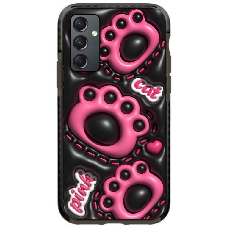 Pink cat paws θήκη κινητού 91693 γιά Galaxy A25