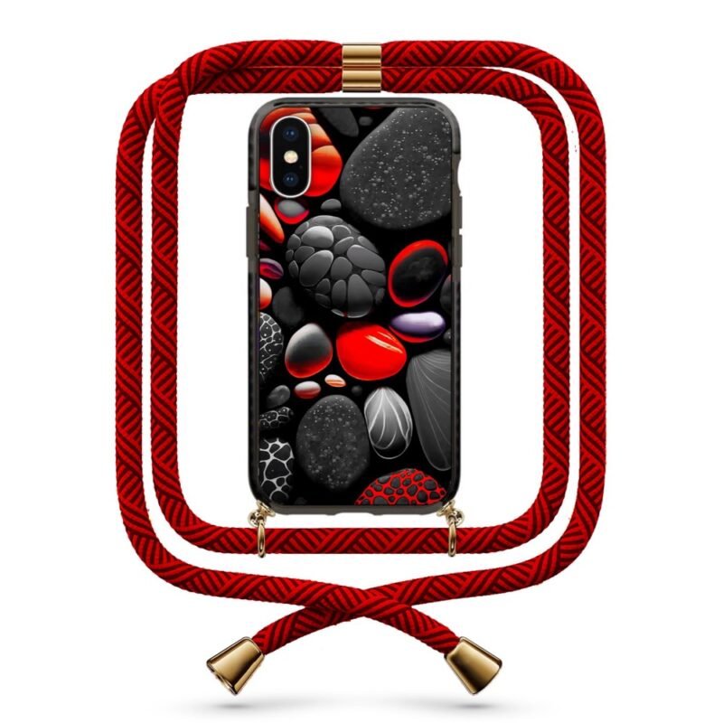 Stones θήκη κινητού με κορδόνι 9881 γιά iPhone X/XS