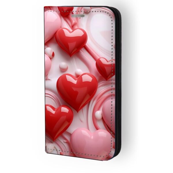 Θήκη book με σχέδιο hearts 91627 για iPhone 12/12 Pro