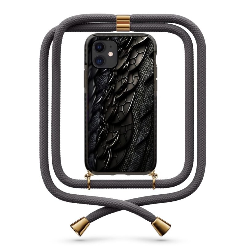 Dark abstract θήκη κινητού με κορδόνι 9882 γιά iPhone 11