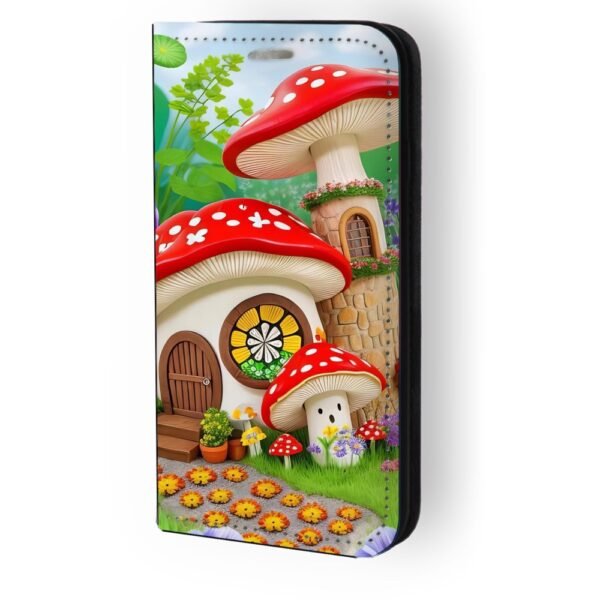 Θήκη book με σχέδιο mushroom home 91633 για  Galaxy A71