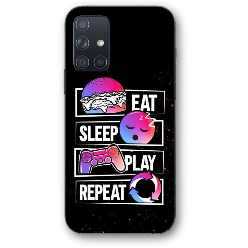 Eat sleep play θήκη κινητού 91208 για Galaxy A71