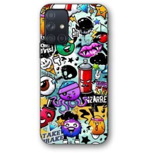 Graffiti θήκη κινητού 91226 για Galaxy A71