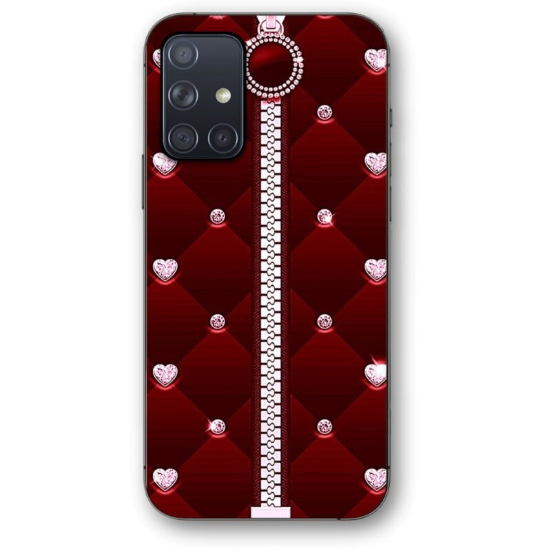 Zip hearts θήκη κινητού 91311 για Galaxy A71