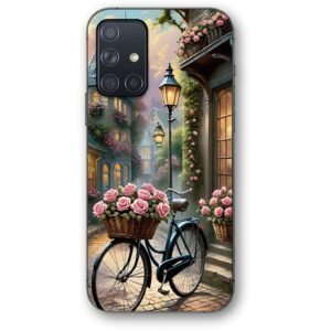 Flower bicycle θήκη κινητού 91345 για Galaxy A71