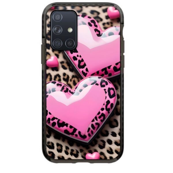 Leopard heart θήκη κινητού 91673 γιά  Galaxy A71