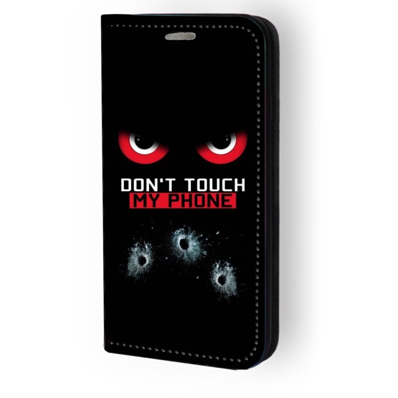 Θήκη book με σχέδιο don't touch my phone 9647 για iPhone 11 Pro Max