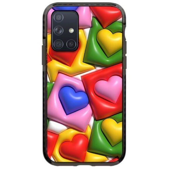 Heart pattern θήκη κινητού 91867 γιά  Galaxy A71