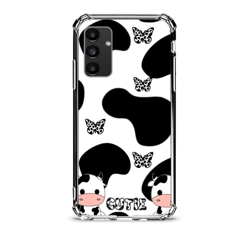 Cow print θήκη διάφανη & σχέδιο  d1077 γιά Galaxy A15